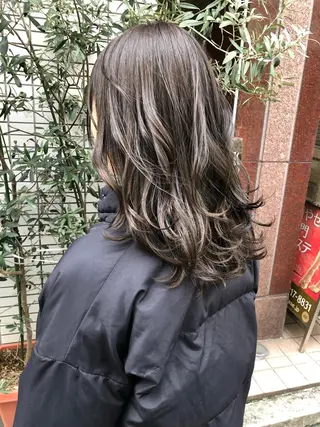 セミロング カラー 🌷ボブ/髪質改善 ストレートのヘアスタイル