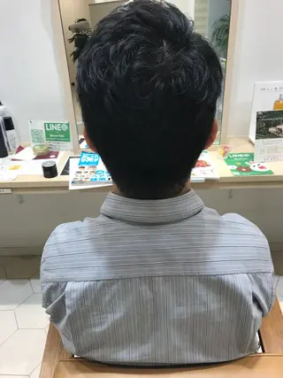 ショート CUETOGOSHIKOEN所属・舛添 龍一のヘアスタイル