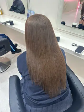 ロング カラー 🤍韓国大人っぽ ベージュMAI🤍のヘアスタイル