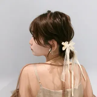 ミディアム ヘアアレンジ なりた るいのヘアスタイル