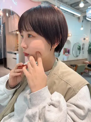 ショート カラー カット特化柏駅 徒歩3分LOUのヘアスタイル