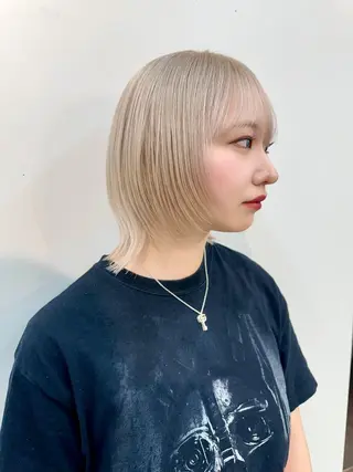 ショート カラー vain所属・パーマウルフショート 濱田匠のヘアスタイル