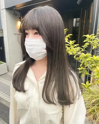 ロング カラー ラベンダー/レイヤー スタイル🤎mamiのヘアスタイル