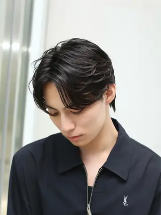 ショート パーマ メンズ 田原 慎也のヘアスタイル