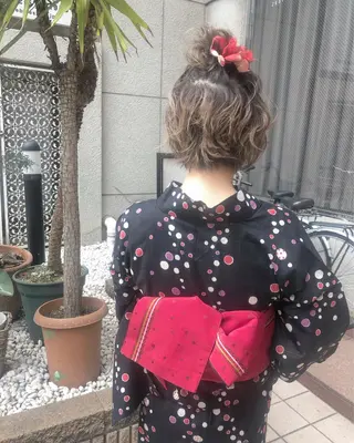 ヘアアレンジ 佐藤 奈佳子 サトウ ナカコのヘアスタイル