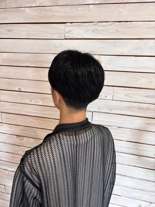 パーマ メンズ 岡山メンズパーマ 白神珠梨のヘアスタイル