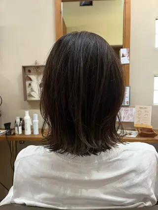 ミディアム いけだ さやかのヘアスタイル