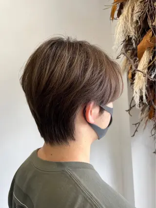 カラー メンズ 🖱️ナチュラルヘア 鍋谷美帆🖱️のヘアスタイル