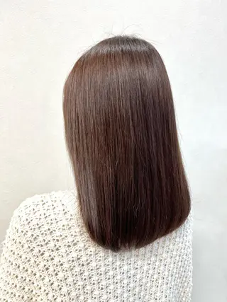 ミディアム ショート/白髪ぼかし 君和田若菜のヘアスタイル