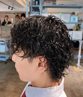 パーマ メンズ メンズパーマ 特化/中川拓也のヘアスタイル