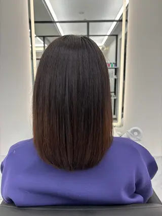 ミディアム 北川 萌乃果のヘアスタイル