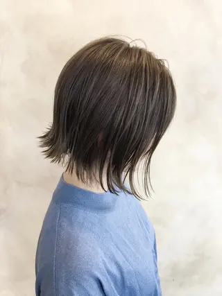 ミディアム カラー kiki所属・中田 敏明のヘアスタイル