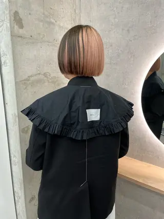 ショート 🩷Yui🩷 大人可愛い艶カラーのヘアスタイル