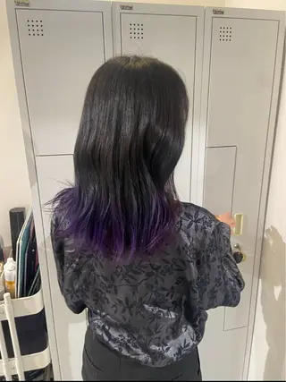 セミロング カラー Luis難波所属・Luis難波 Nanakoのヘアスタイル