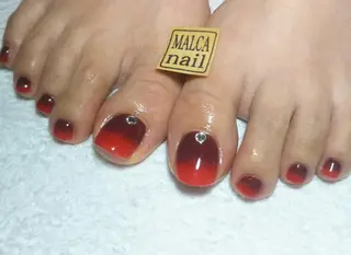 セミロング パーマ カラー ネイル ヘアアレンジ マツエク・マツパ MALCAnail(マルカネイル)所属・荒木 莉奈のネイルデザイン