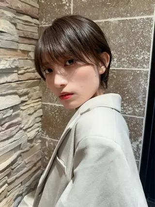 ショート 撮影カットモデル募集 前髪、顔周り/徳永のヘアスタイル