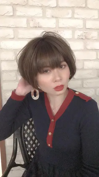 ショート カラー 久保亮太 /大人ショートのヘアスタイル