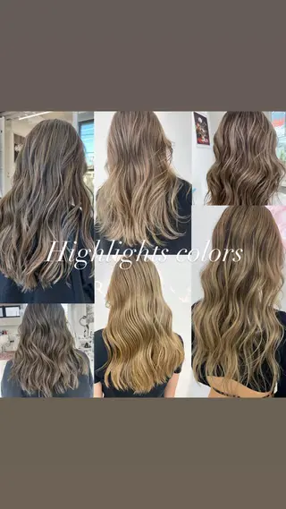 セミロング カラー ヘアアレンジ レイヤーカット💖 Kaedeのヘアスタイル