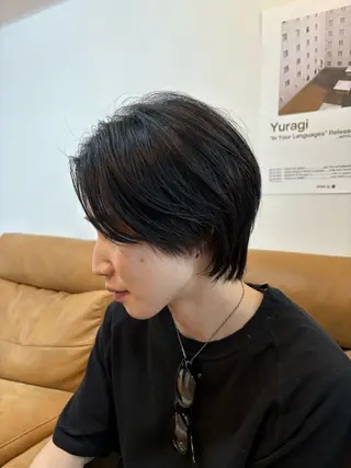 ショート パーマ メンズ 金子 勇輔 メンズパーマ/心斎橋のヘアスタイル