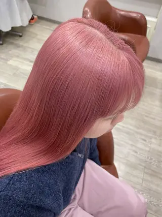 ロング カラー inqまい/名古屋駅 🦋ブリーチカラーのヘアスタイル