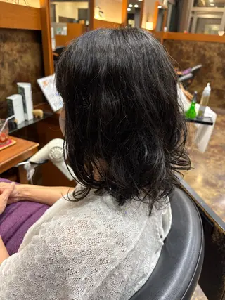 パーマ 落合 ちりのヘアスタイル