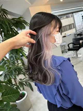 セミロング カラー verde所属・ノザキ　カイシ /武蔵小山のヘアスタイル