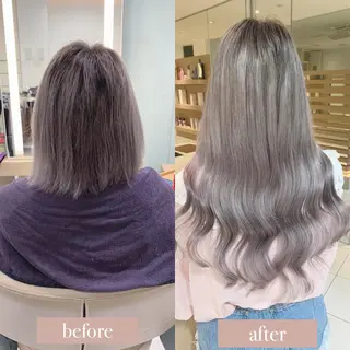 ロング カラー エクステ　ユノキ リョウタのヘアスタイル