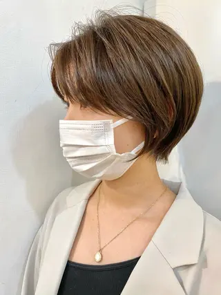 ショート カラー 🍃ショートヘア🍃 北林春樹のヘアスタイル