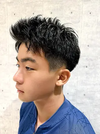 ショート メンズ カットメンズ限定KA ITOカラー練習中のヘアスタイル