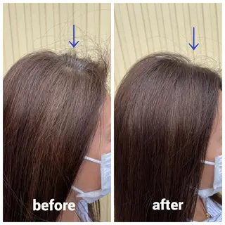 ロング カラー 薄毛ケア/痒みケア オガワシンペイのヘアスタイル