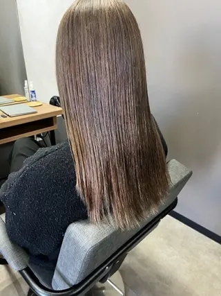 セミロング カラー 高橋 篤史のヘアスタイル