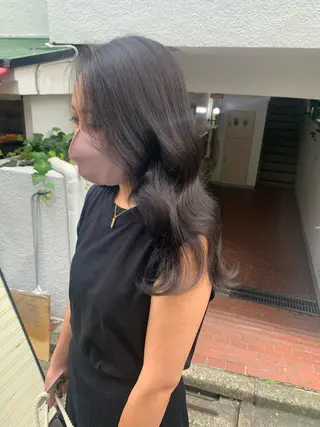 ロング カラー ヘアアレンジ SALOWIN原宿ash店所属・理想のハイトーンへ 🌙サイダサキのヘアスタイル