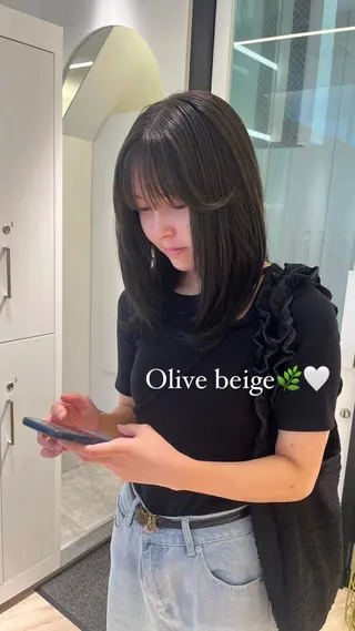 ミディアム カラー ParveMix /石田 佳澄🩶のヘアスタイル