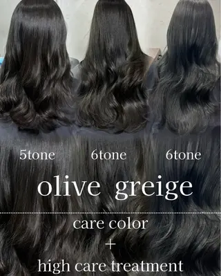 ロング カラー 透明感カラー ふうか　渋谷のヘアスタイル