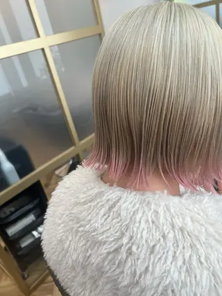 ショート カラー KURUMI /NINE麻布十番のヘアスタイル