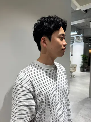 ショート パーマ メンズ 大宮メンズカット かほのヘアスタイル