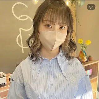 セミロング カラー cope'u  emu所属・cope'u moneのヘアスタイル
