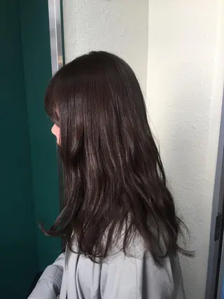 セミロング カラー 💘透明感カラー💘 沖本 将宏のヘアスタイル