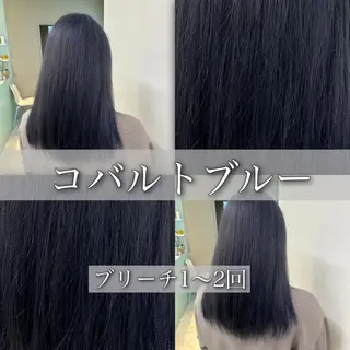 セミロング カラー 🪄池袋ハイトーン 🪄ブリーチカラーのヘアスタイル