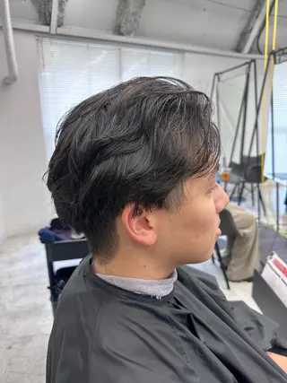ショート パーマ メンズ カット/パーマ メンズ😎ともかのヘアスタイル
