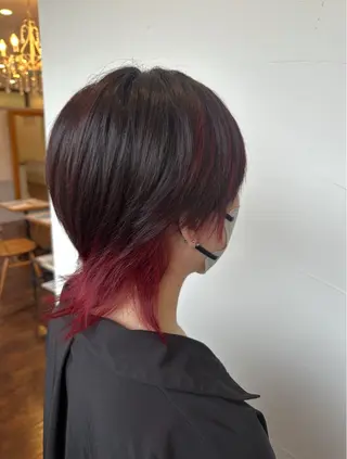 ショート カラー 堀 菜々花のヘアスタイル