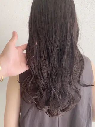 ミディアム カラー パーマ 森山 陽菜のヘアスタイル