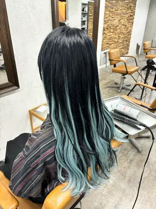 ロング カラー ️🩵透明感カラー Yūka🩵のヘアスタイル