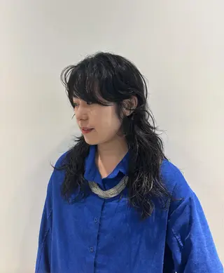 ロング パーマ Go to day渋谷sol店所属・🟧オシャレ女子多数 アツシ🟧のヘアスタイル