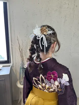 ロング カラー ヘアアレンジ charme【 シャルム 】所属・ボブ/レイヤー/ nanamiのヘアスタイル