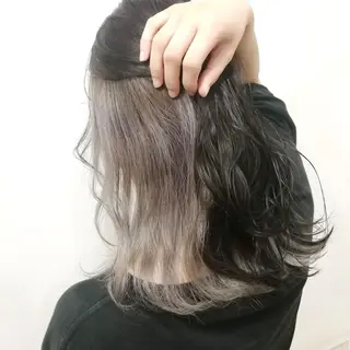 ミディアム カラー シバタ ショウゴのヘアスタイル