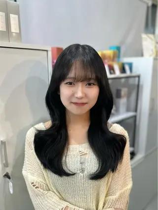 ロング カラー 髪質改善/韓国ヘア /natsuki🧸のヘアスタイル