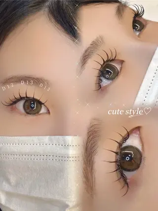 マツエク・マツパ 🎀 RIRIKA 🎀のマツエク・マツパデザイン