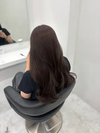 ロング カラー 🤍レイヤー/顔周り 暖色hirari🤍のヘアスタイル