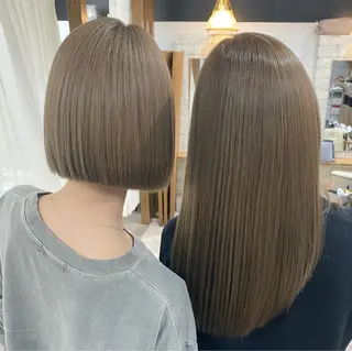 ショート カラー パーマ ヘアアレンジ メンズ キッズ ネイル マツエク・マツパ ハイライト、レイヤー カット/西梅田/中西のヘアスタイル